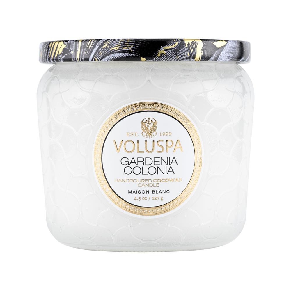 Voluspa Maison Blanc Gardenia Colonia Petite Jar Candle 4.5oz