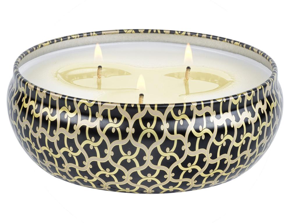 Voluspa Maison Noir Suede Noir 3 Wick Tin Candle 12oz