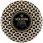 Voluspa Maison Noir Ambre Lumiere 3 Wick Tin Candle 12oz