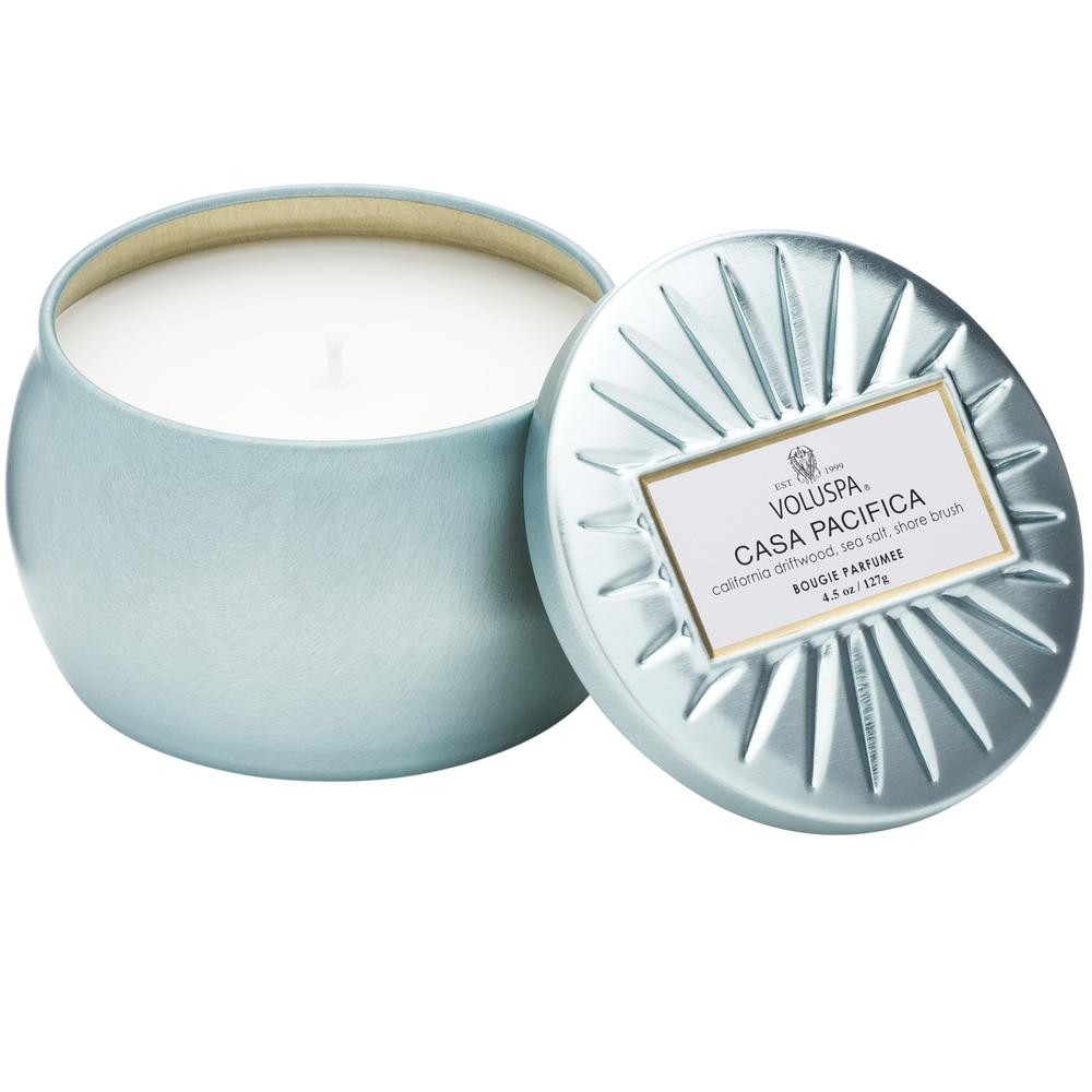 Voluspa Vermeil Casa Pacifica Mini Tin Candle 4.5oz