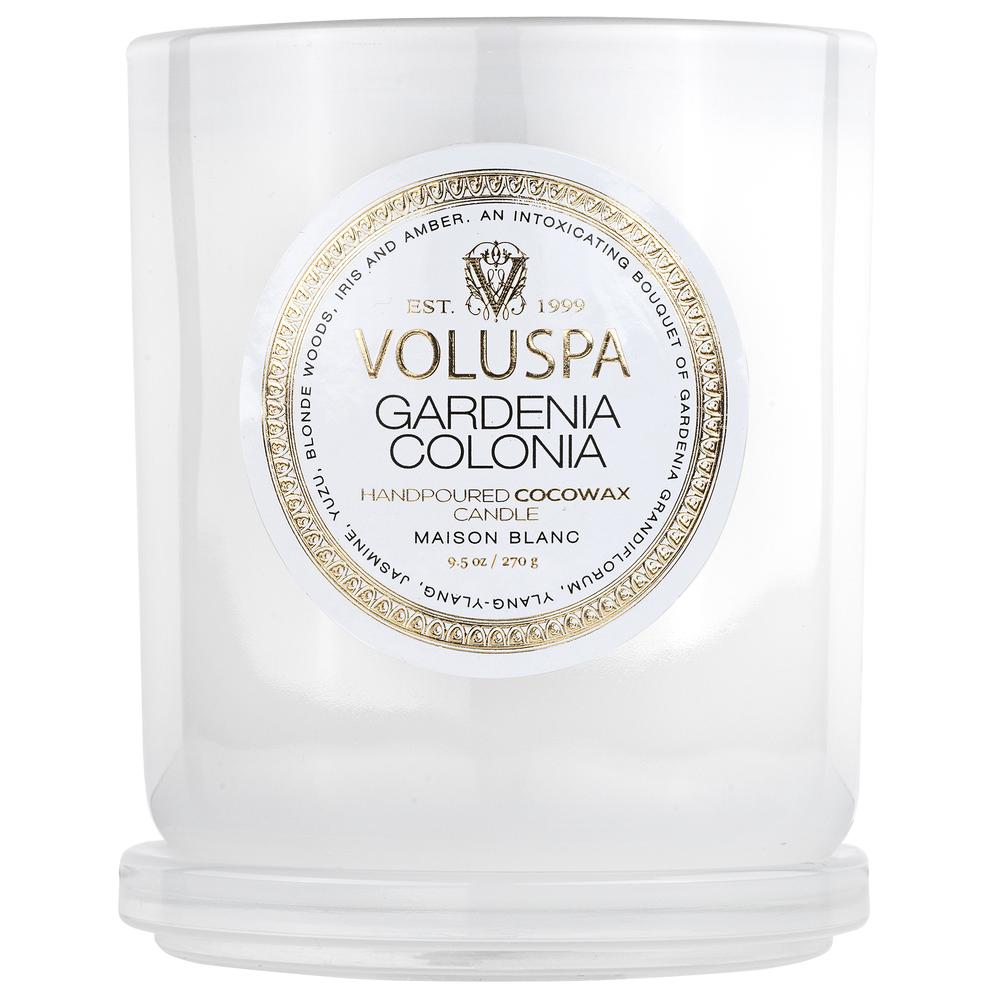 Voluspa Maison Blanc Gardenia Colonia Classic Candle 9.5oz
