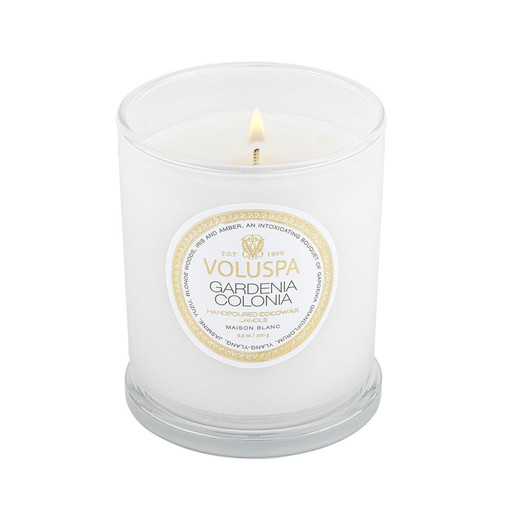 Voluspa Maison Blanc Gardenia Colonia Classic Candle 9.5oz