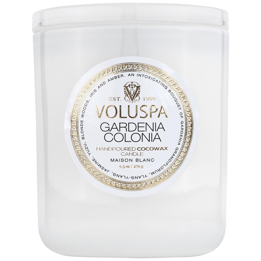 Voluspa Maison Blanc Gardenia Colonia Classic Candle 9.5oz