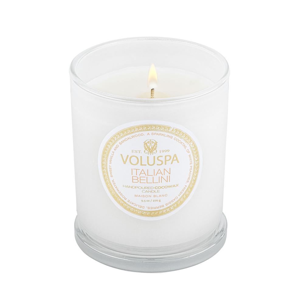 Voluspa Maison Blanc Italian Bellini Classic Candle 9.5oz