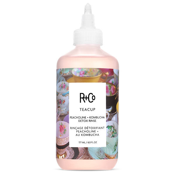 R+Co Teacup Peacholine + Kombucha Detox Rinse 6oz