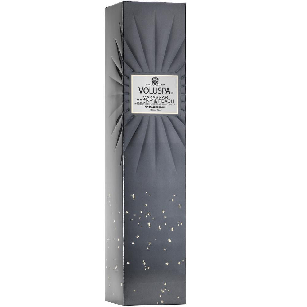Voluspa Vermeil Makassar Ebony & Peach Reed Diffuser