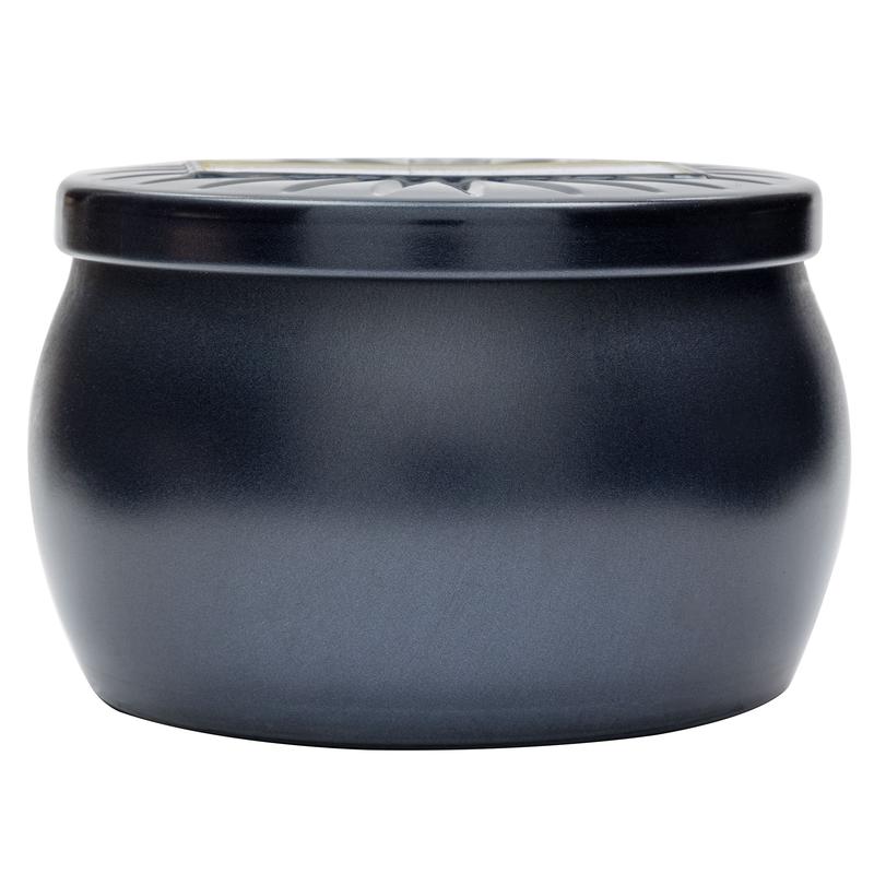Voluspa Vermeil Makassar Ebony & Peach Mini Tin Candle 4.5oz