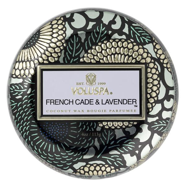 Voluspa Japonica French Cade Lavender Mini Tin Candle 4oz