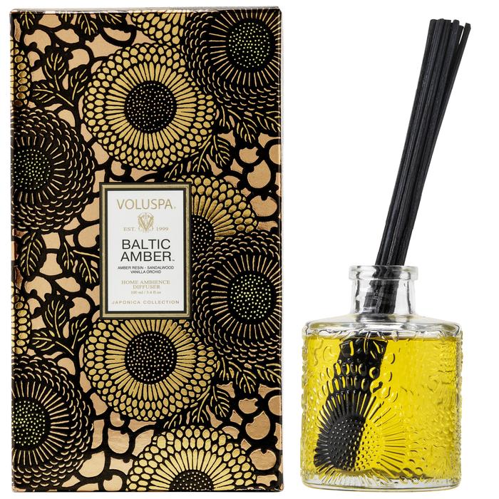 Voluspa Japonica Baltic Amber Reed Diffuser