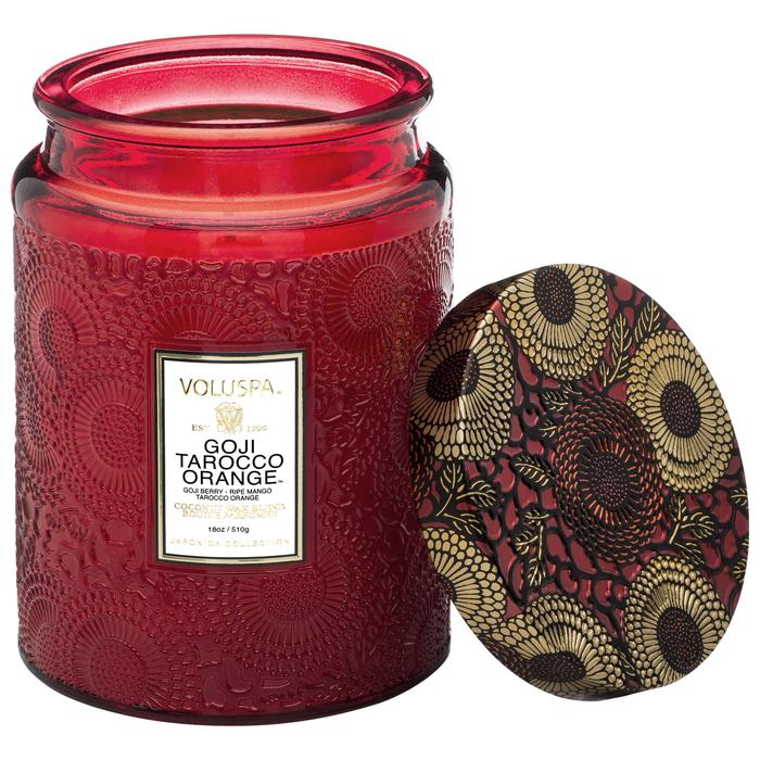 Voluspa Japonica Goji Tarocco Orange Large Jar Candle 18oz