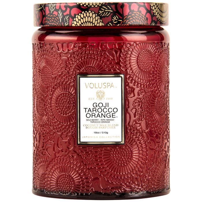 Voluspa Japonica Goji Tarocco Orange Large Jar Candle 18oz