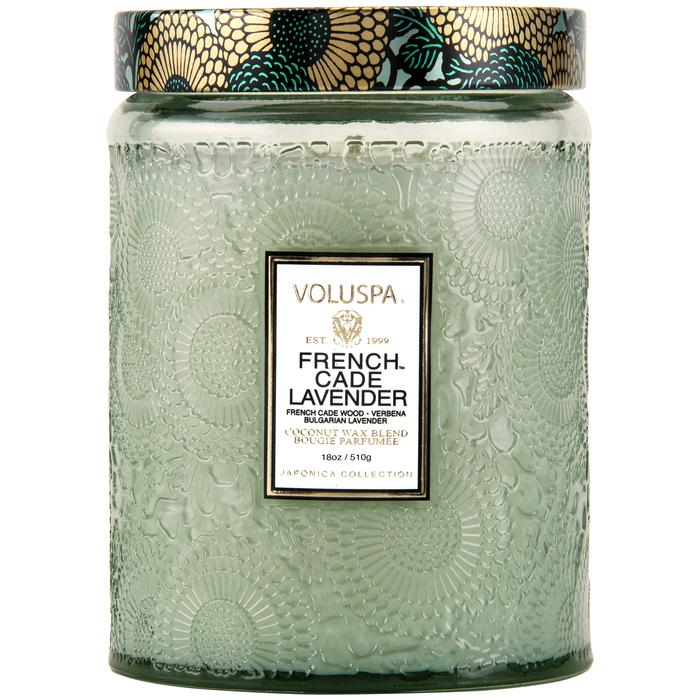 Voluspa Japonica French Cade Lavender Large Jar Candle 18oz
