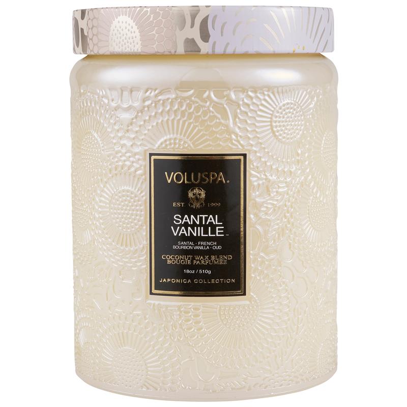 Voluspa Japonica Santal Vanille Large Jar Candle 18oz