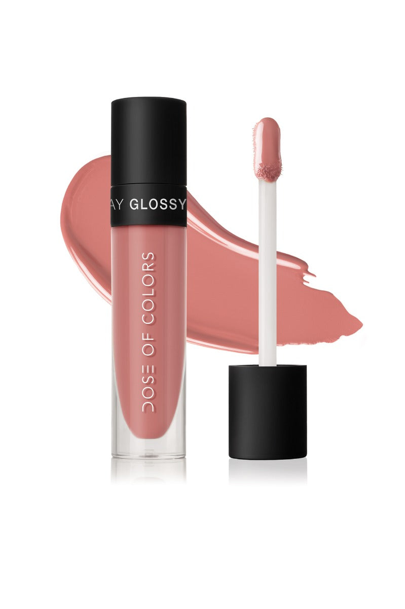 Dose of Colors Stay Glossy Lip Gloss - Made You Blush