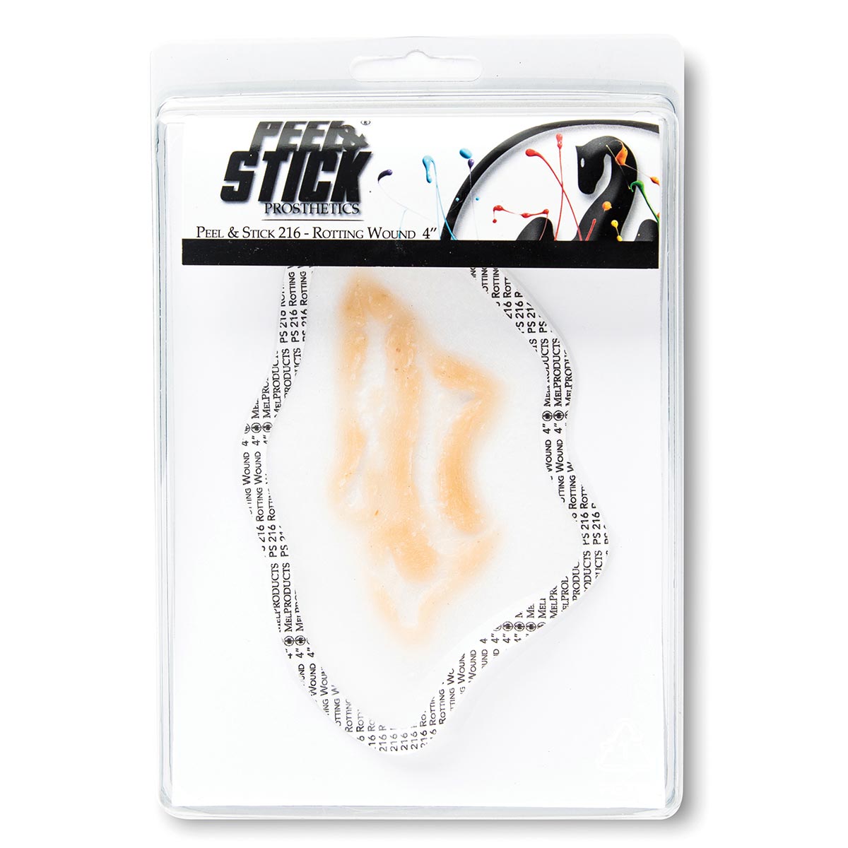 MEL Products Peel & Stick Prosthetics: 216 - Rotting Wound 4in