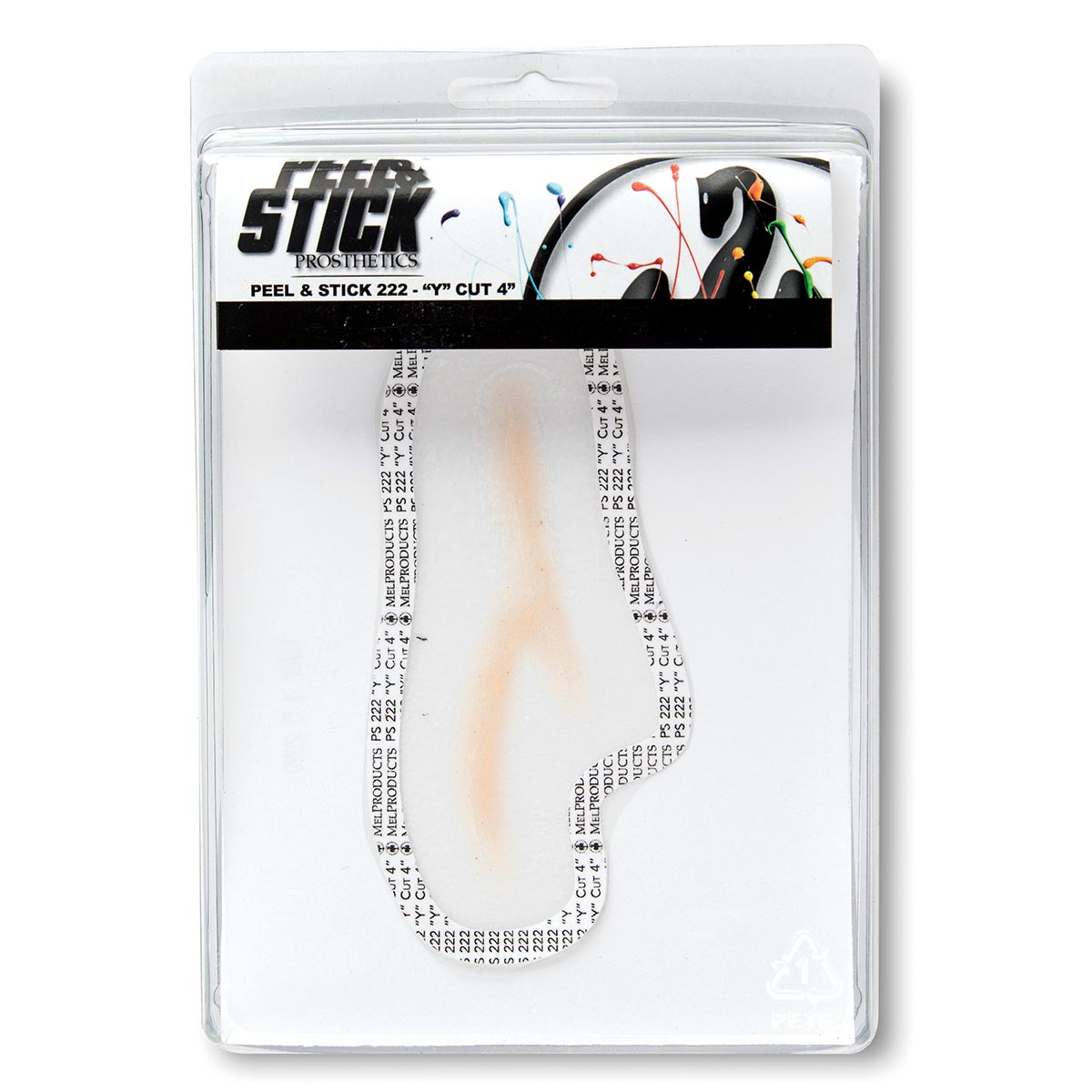 MEL Products Peel & Stick Prosthetics: 222 - Y Cut 4in