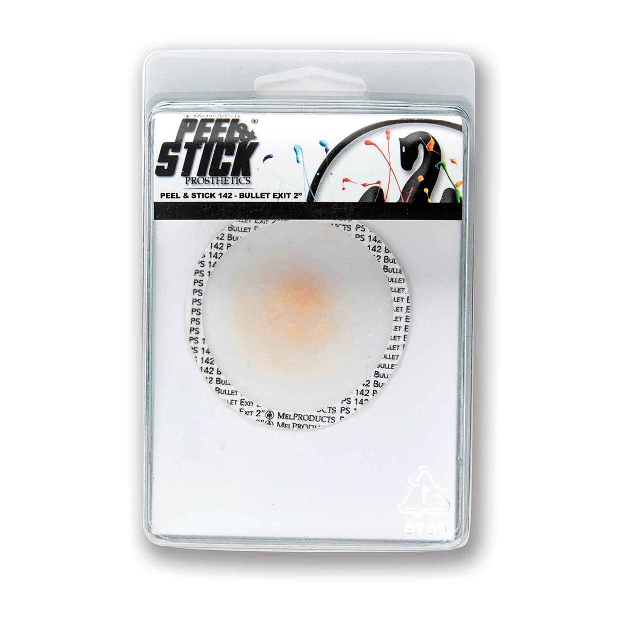 MEL Products Peel & Stick Prosthetics: 142 - Bullet Exit 2in