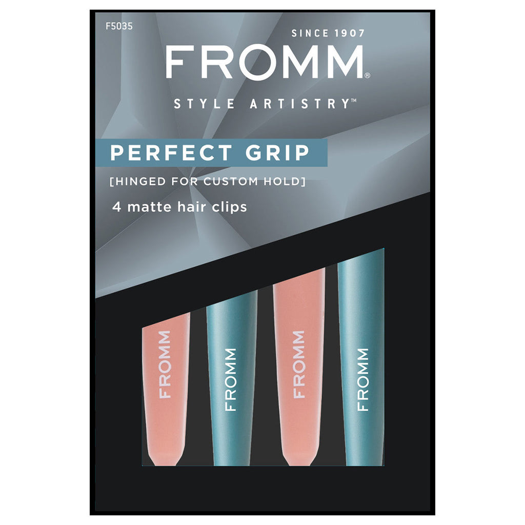 Fromm Diane 1907 Perfect Grip Matte Hair Clips F5035 - 4 Pack