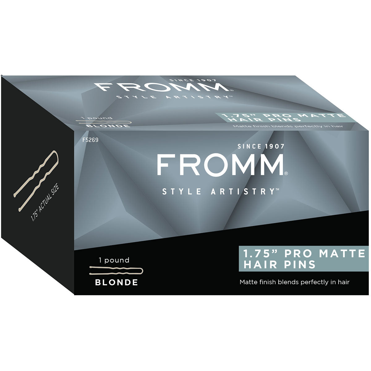 Fromm Diane 1907 Pro Matte Hair Pins 1.75 inch - 1lb Box