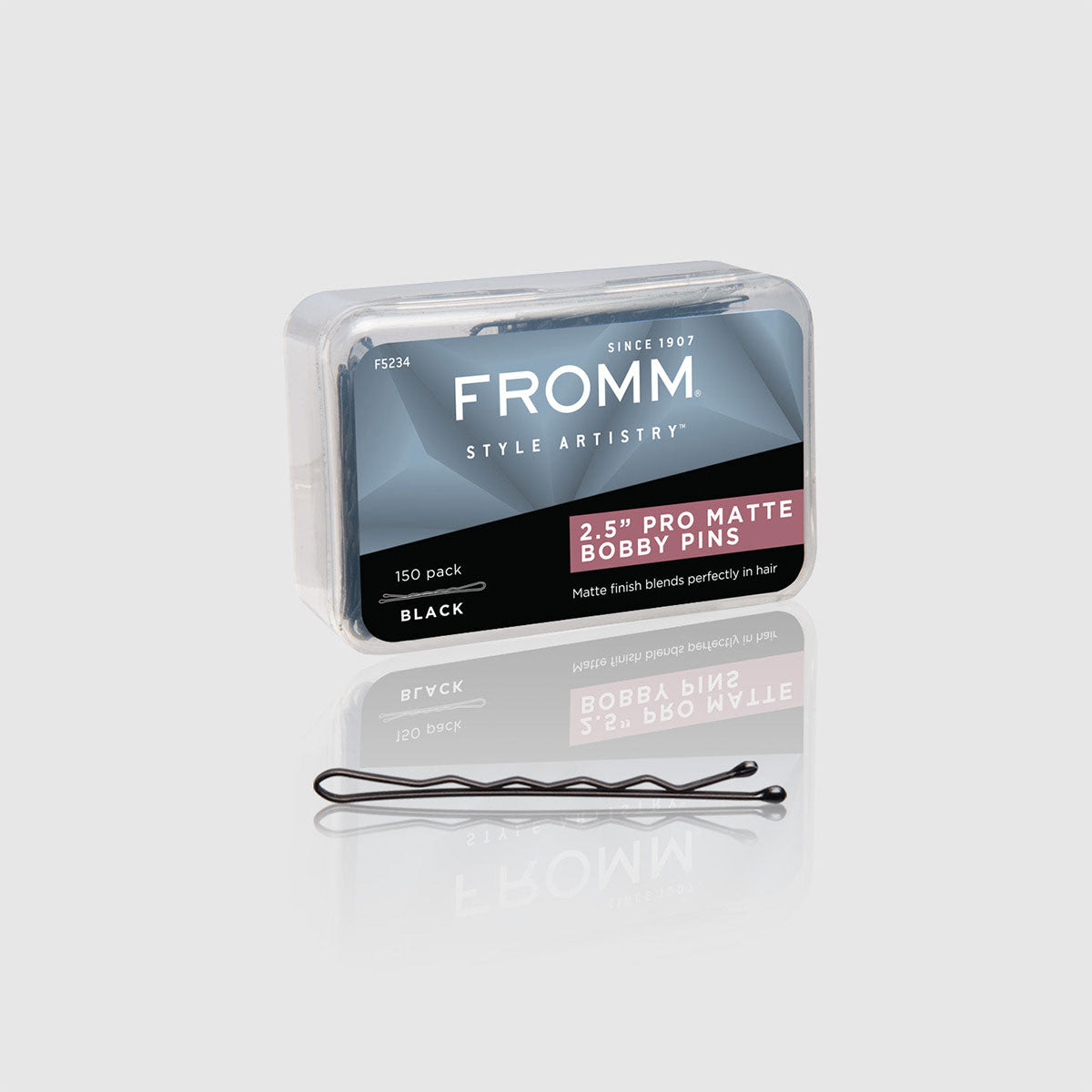 Fromm Diane F5234 Pro Matte Bobby Pins 2.5 inch - 150 Pack
