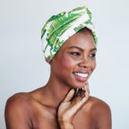 Kitsch Microfiber Hair Towel - Palm Print