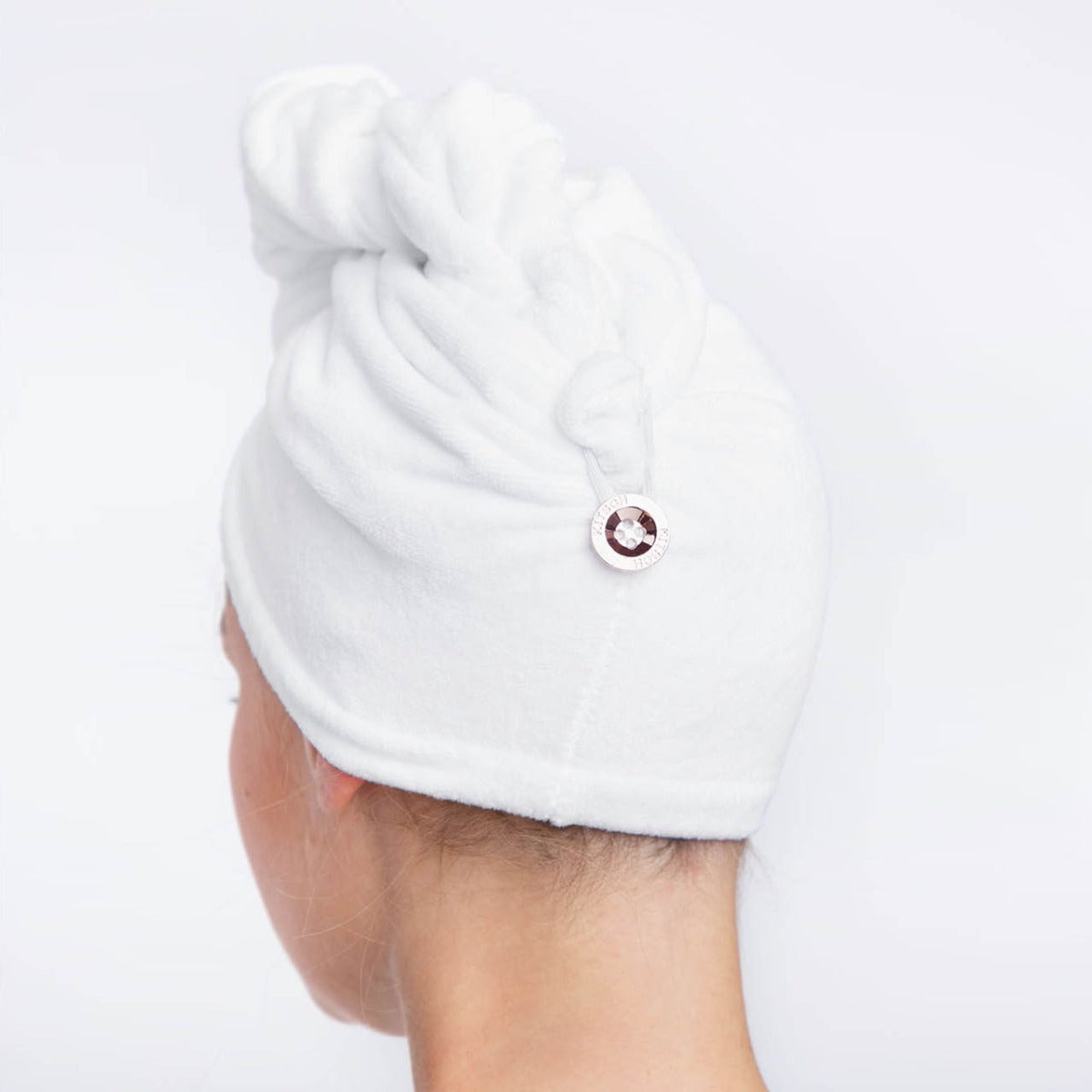 Kitsch Microfiber Hair Towel - White