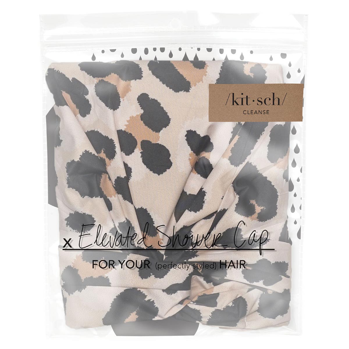 Kitsch Luxury Shower Cap - Leopard