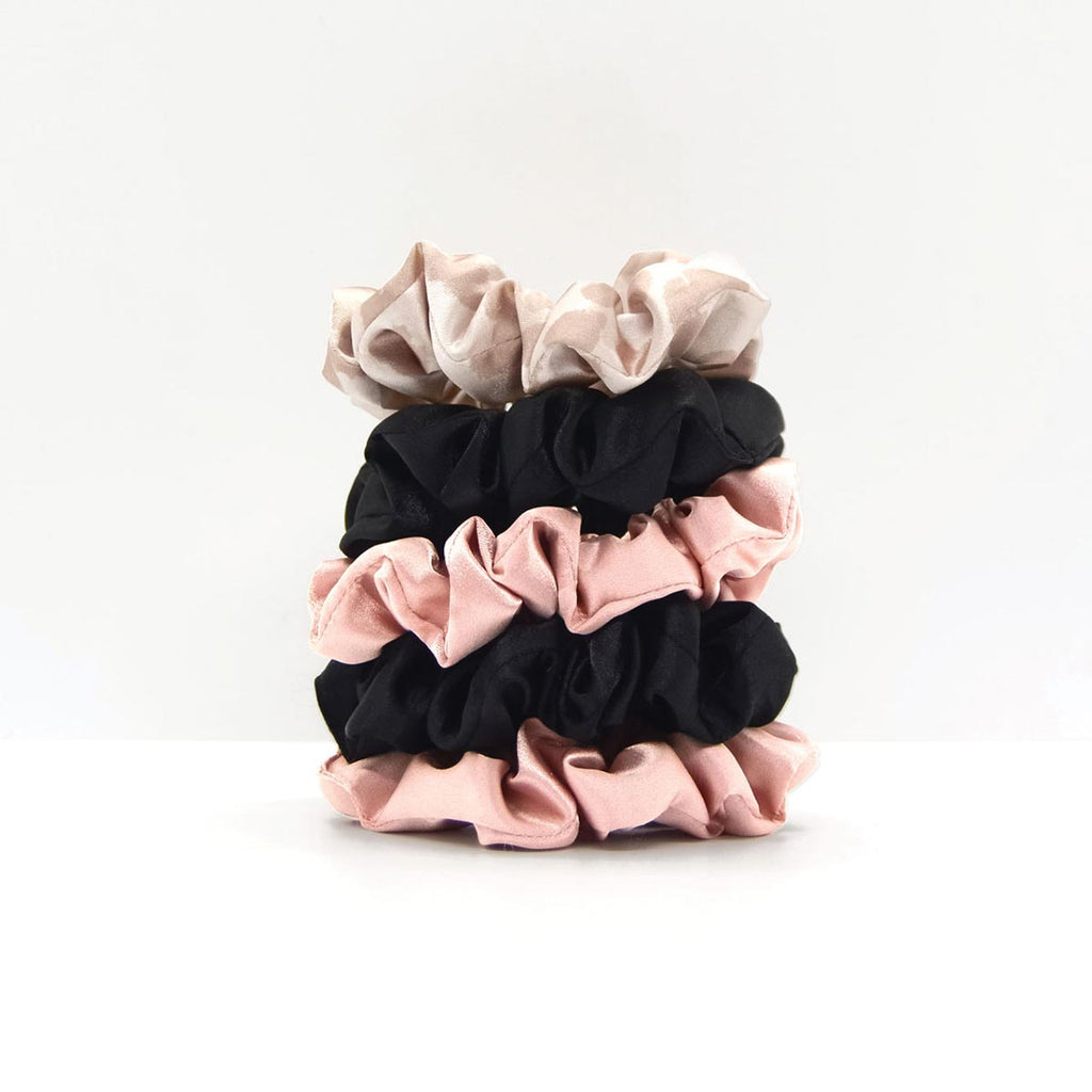 Kitsch Assorted Satin Scrunchies - 5 Piece