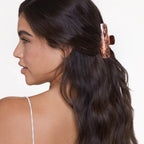 Kitsch Eco-Friendly Marble Claw Clip - Brunette