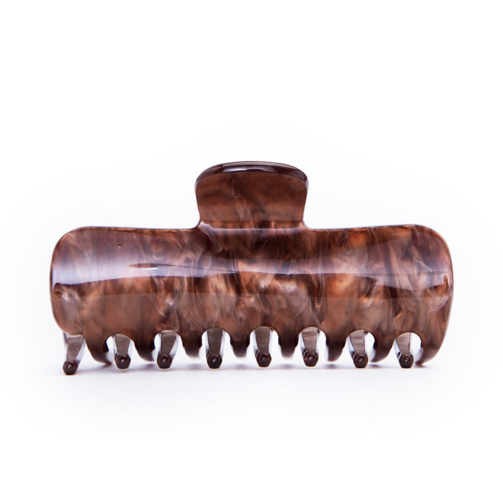 Kitsch Eco-Friendly Marble Claw Clip - Brunette
