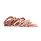 Kitsch Eco-Friendly Nylon Elastics 20pc set - Blush