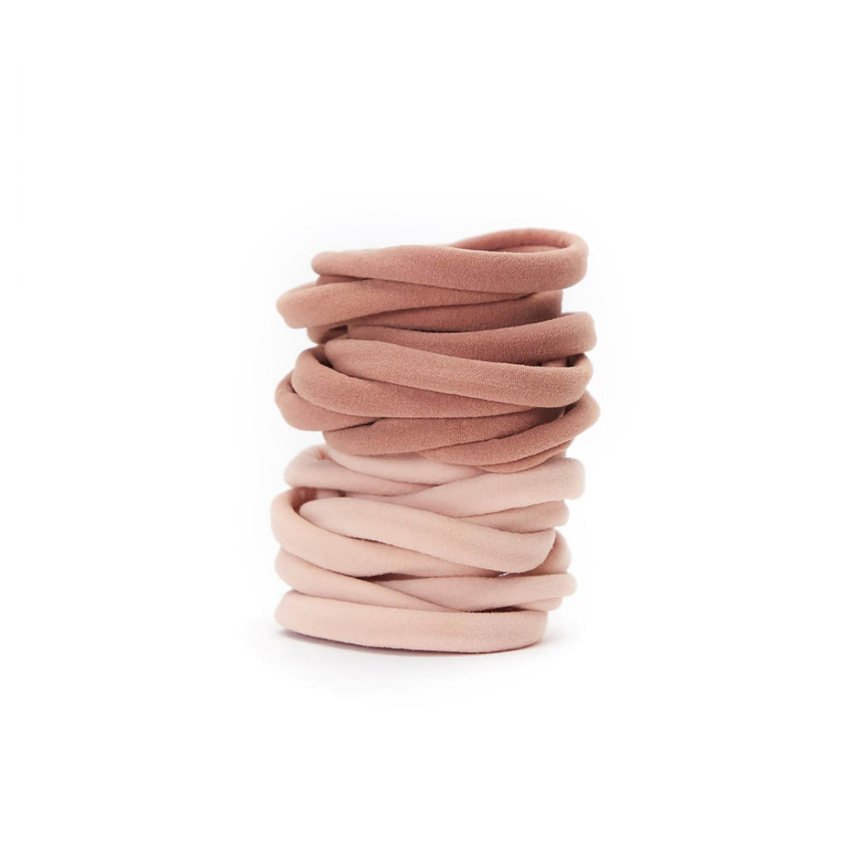 Kitsch Eco-Friendly Nylon Elastics 20pc set - Blush