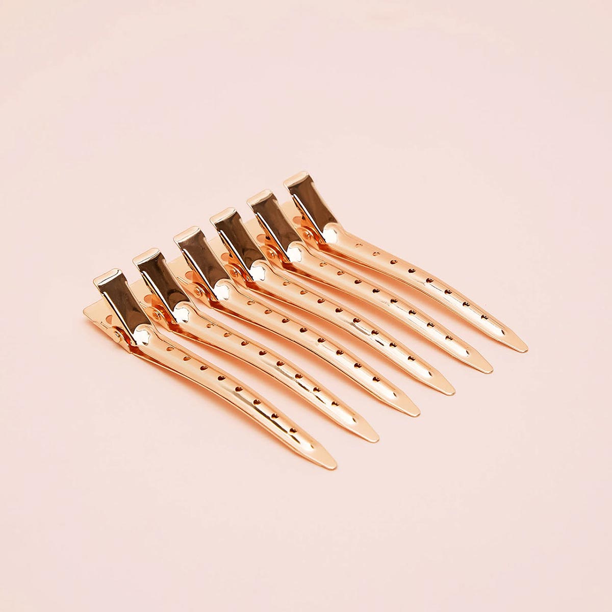 Kitsch Styling Hair Clips 6pc - Rose Gold