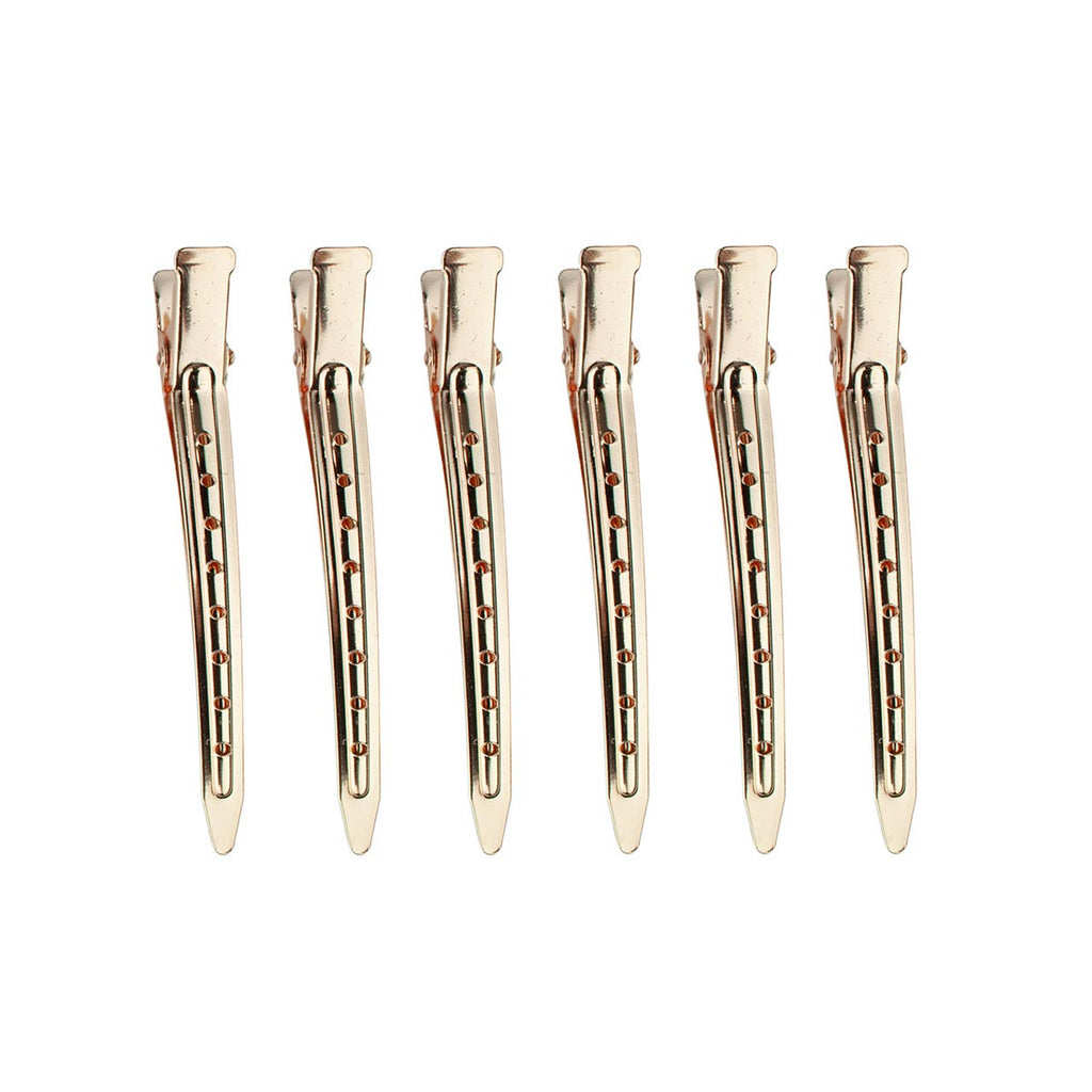 Kitsch Styling Hair Clips 6pc - Rose Gold