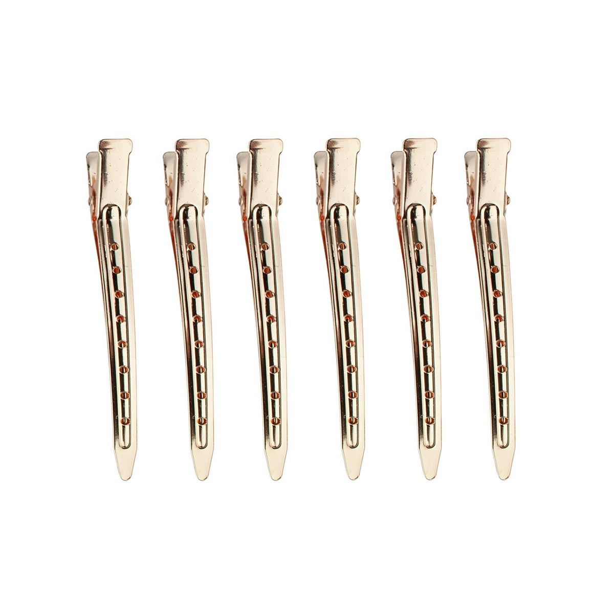 Kitsch Styling Hair Clips 6pc - Rose Gold
