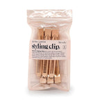 Kitsch XL Styling Clips 6pc - Rose Gold