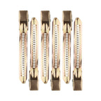 Kitsch XL Styling Clips 6pc - Rose Gold