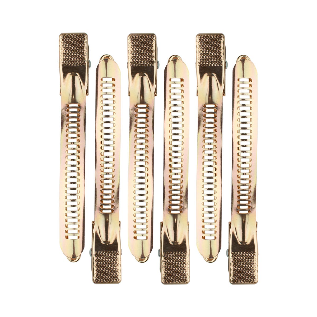 Kitsch XL Styling Clips 6pc - Rose Gold