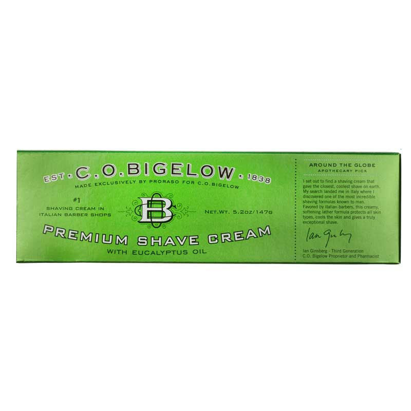 C.O. Bigelow Premium Shave Cream 5.2oz