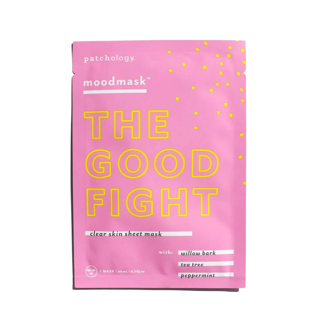 Patchology Moodmask The Good Fight Clear Skin Sheet Mask - Single