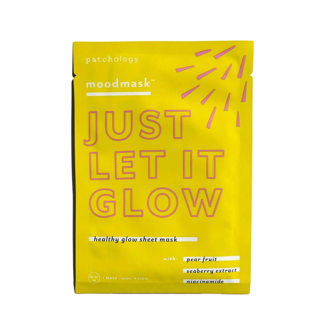 Patchology Moodmask Just Let It Glow Sheet Mask - Single