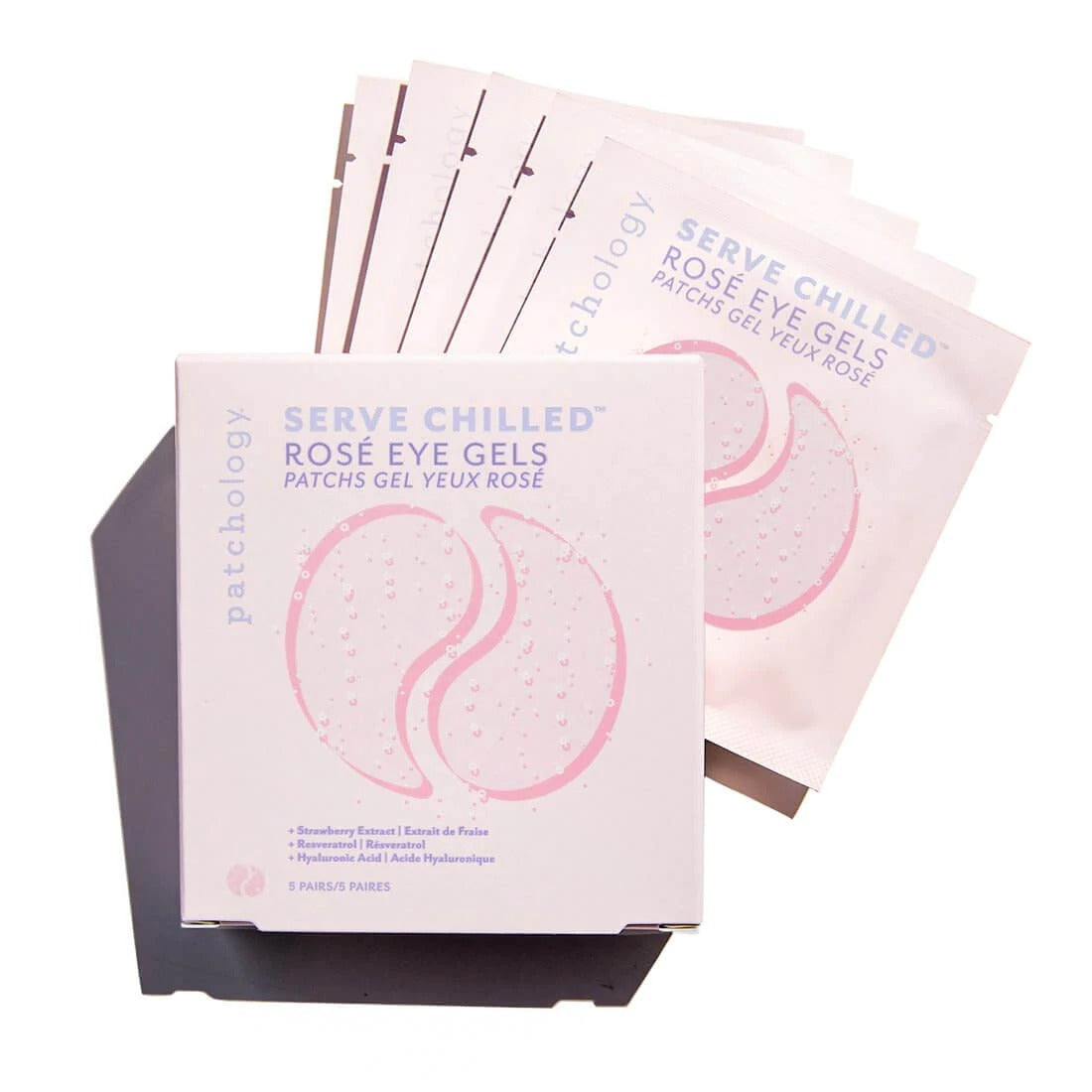 Patchology Serve Chilled Rose Eye Gels - 5 Pair
