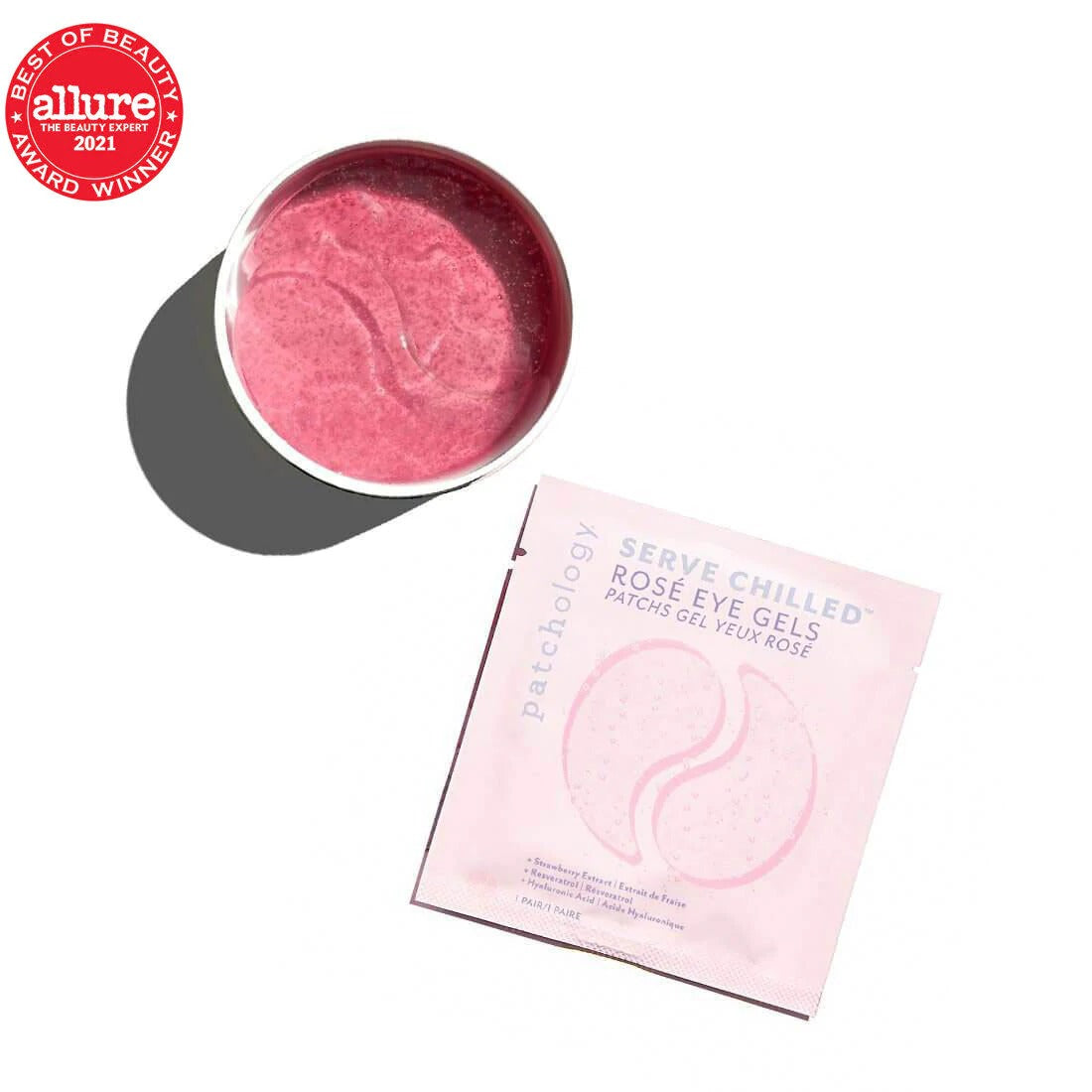 Patchology Serve Chilled Rose Eye Gels - 15 Pair