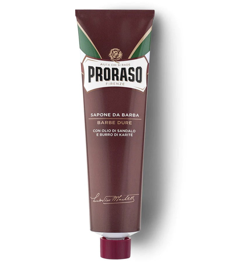 Proraso Shaving Cream Tube: Coarse Beards 5.2oz