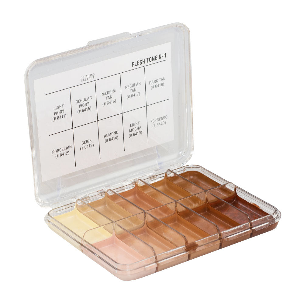 Jordane Nature's Own Mini Alcohol Detailing Palette - FLESH TONE 1