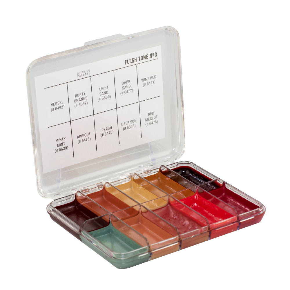 Jordane Nature's Own Mini Alcohol Detailing Palette - FLESH TONE 3