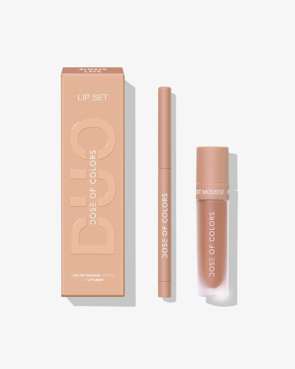 Dose of Colors Velvet Mousse Duo - Always Late