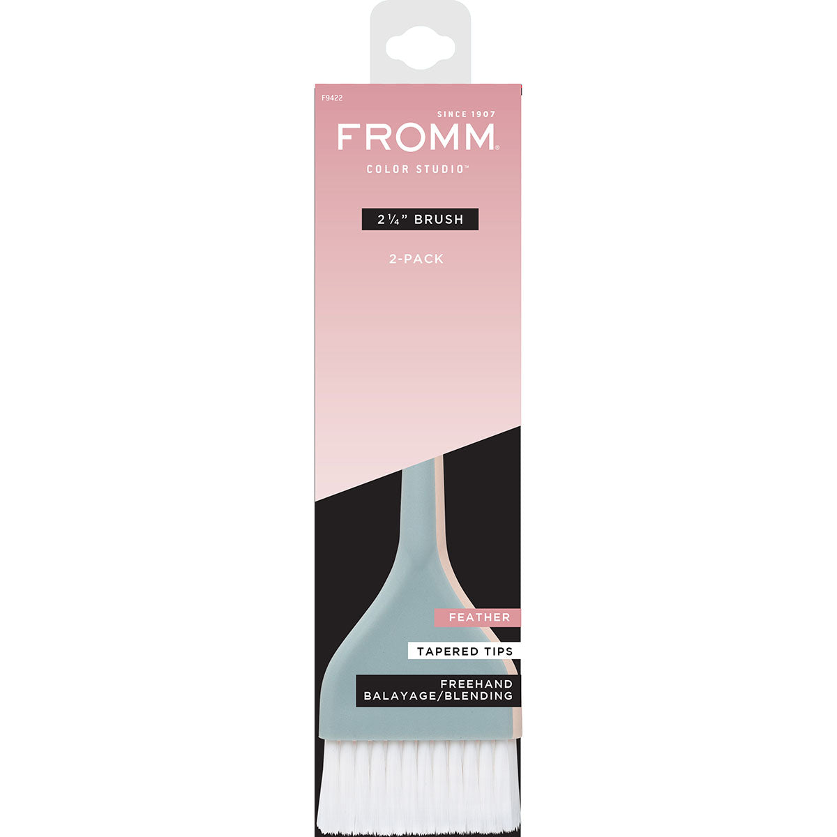 Fromm Diane F9422 2 1/4" Feather Color Brush 2pk