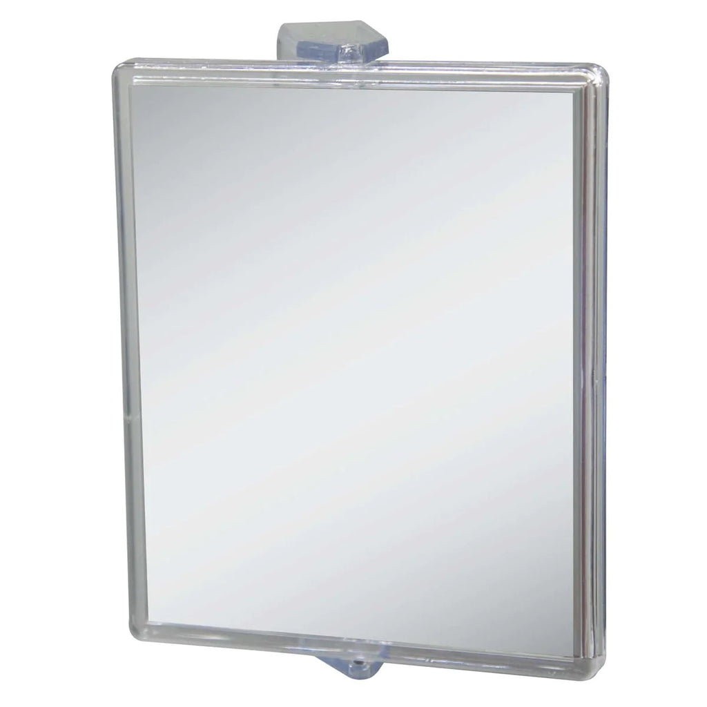 Zadro ZM05 Rectangle Fog Free Suction Cup Swivel Mirror, 2X