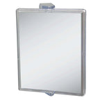 Zadro ZM05 Rectangle Fog Free Suction Cup Swivel Mirror, 2X